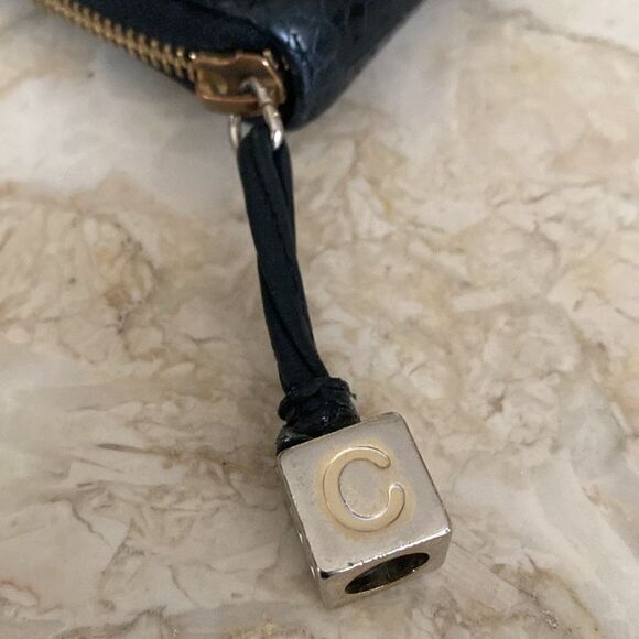 See By Chloe Python Leather Large Zippered Clutch Wallet - Picture 16 of 17